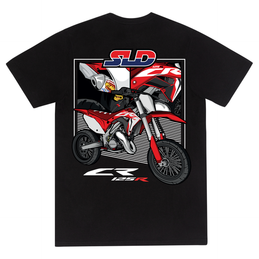 Camiseta CR 125 Negra